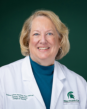 MSU Health Care family nurse practitioner Dr. Denise Hershey